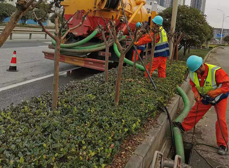 拖市镇市政管道清淤